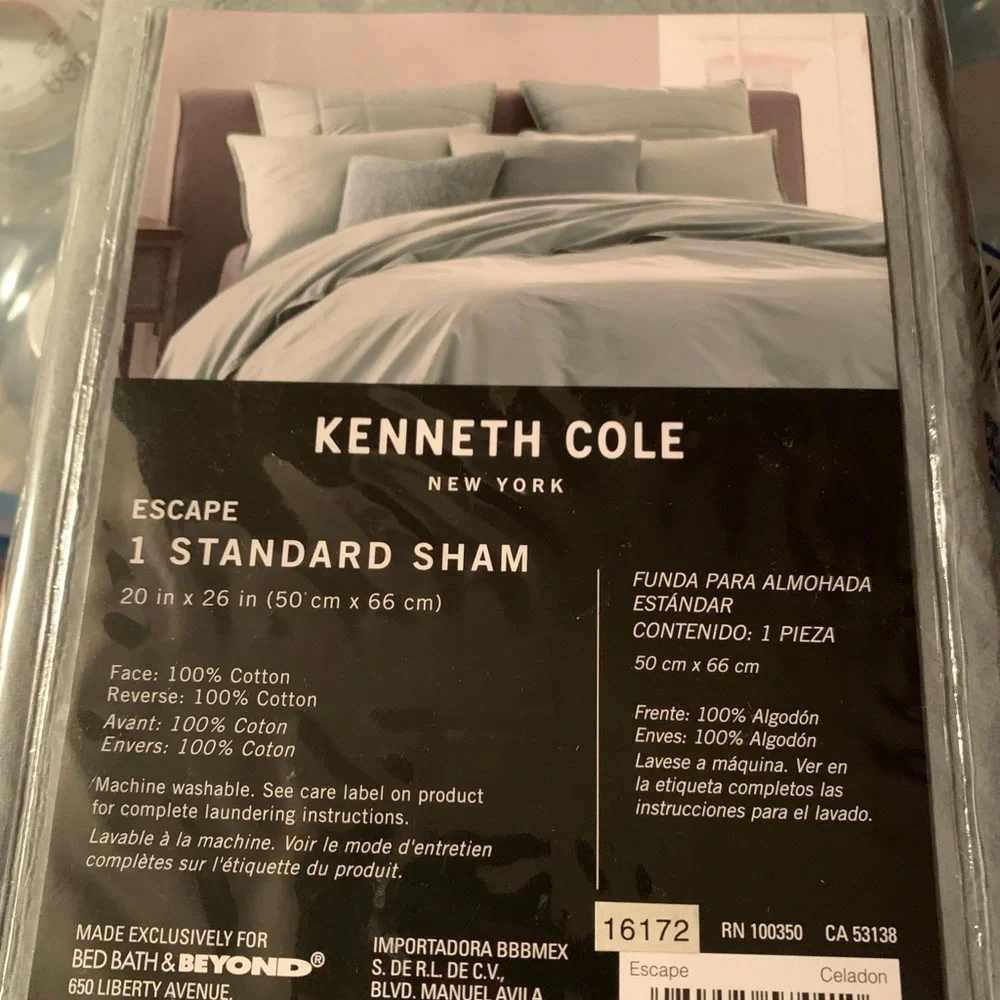 NWT KENNETH COLE ESCAPE duvet and shams